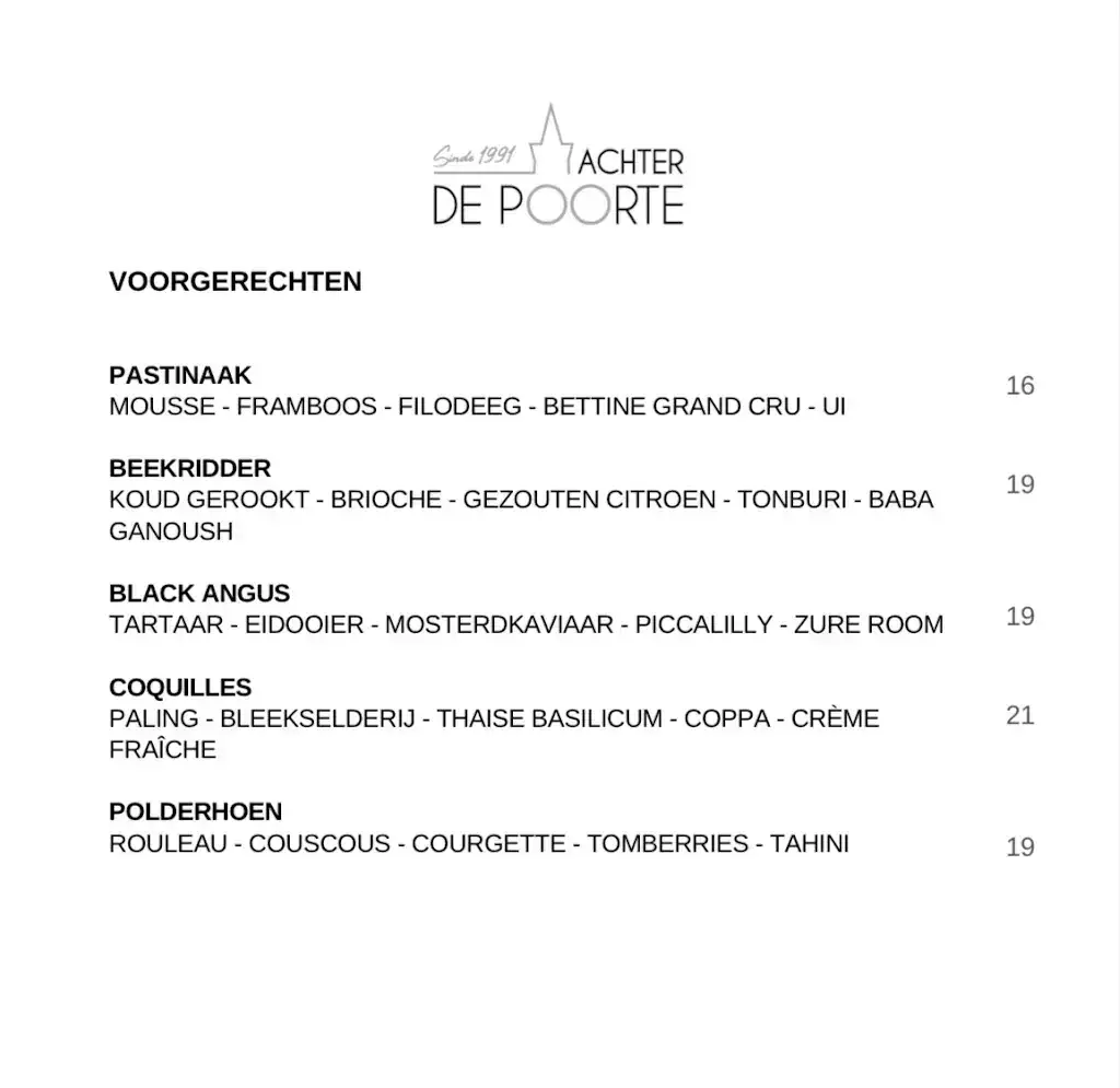 Menu_Restaurant Achter De Poorte_Elburg_image_4