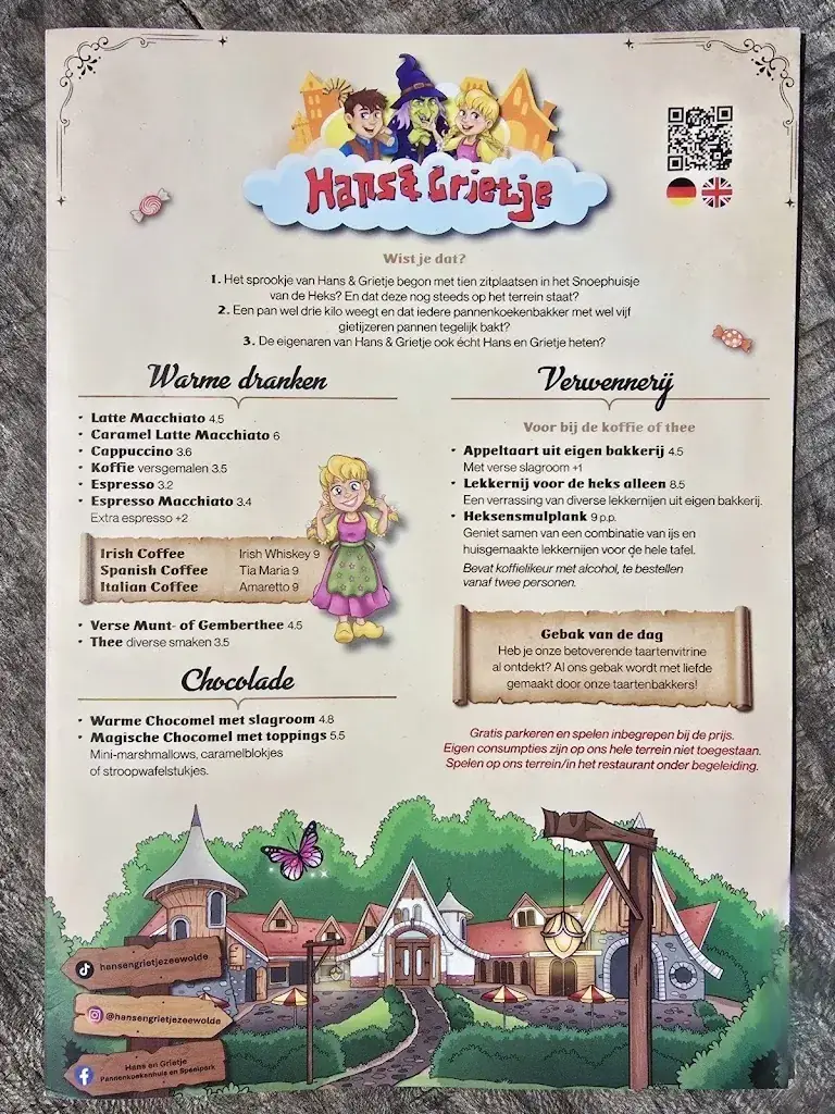 Menu_Hans & Gretel pancake house_Zeewolde_image_2