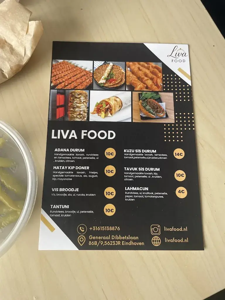 Menu_Liva Food / Takeaway Restaurant_Eindhoven_image_2