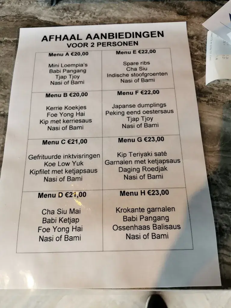 Menu_Mr. Au by Sun On_Eindhoven_image_1