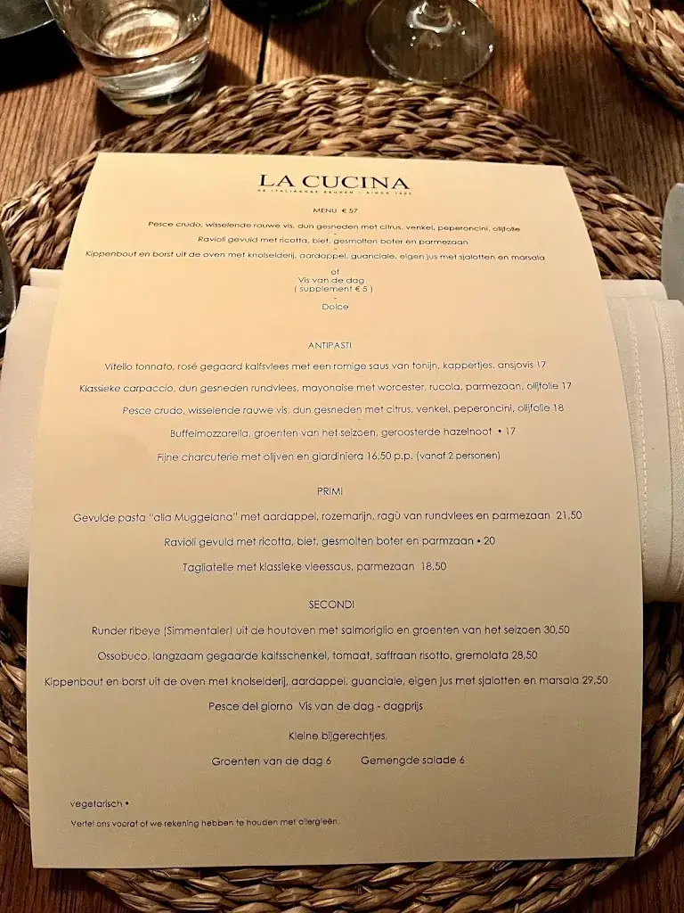 Menu_La Cucina_Hoogerheide_immagine_1