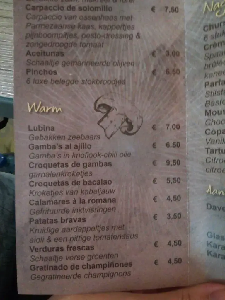 Menu_El Sueño Food, Drinks & More_Hoogerheide_image_3