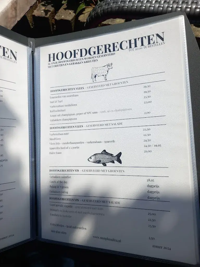 Menu_Non Plus Ultra_Woensdrecht_image_2