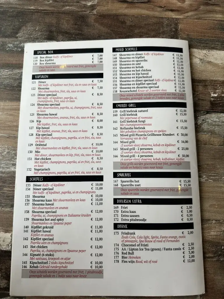 Menu_Pizzeria Grillhouse Klundert_Klundert_image_2
