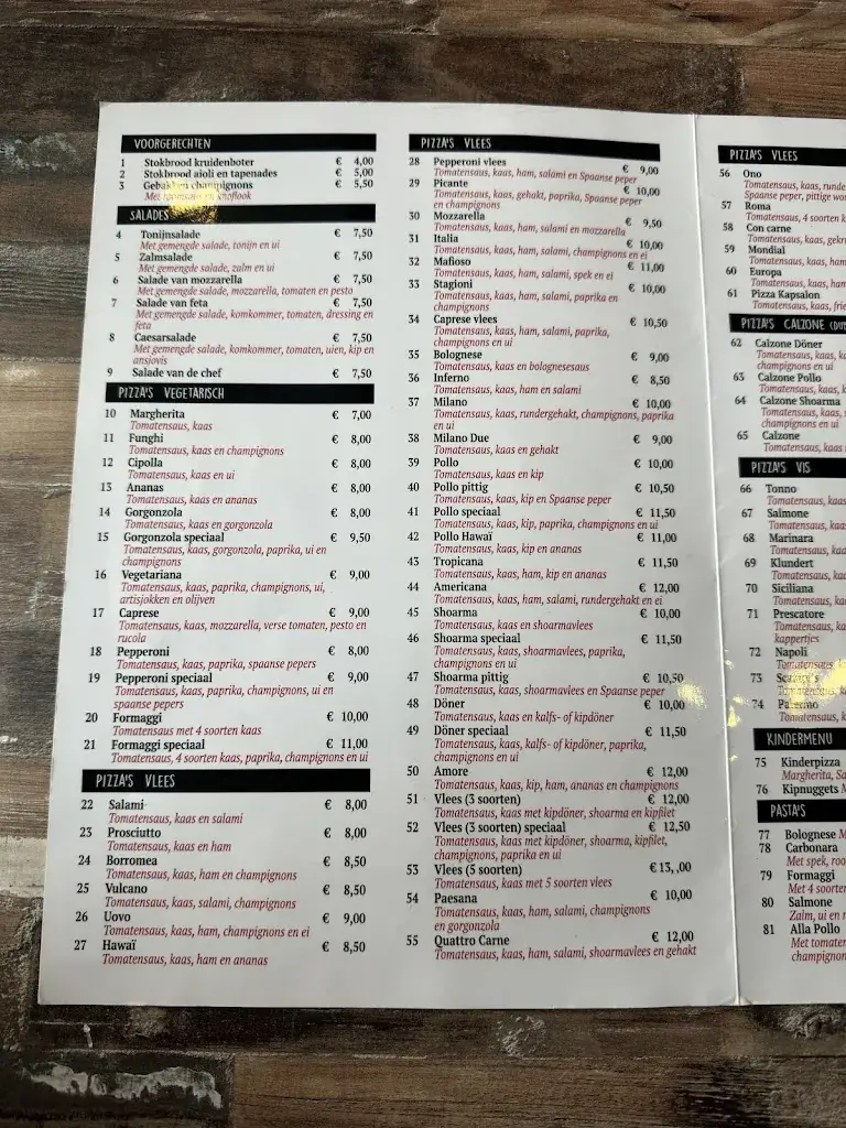 Menu_Pizzeria Grillhouse Klundert_Klundert_image_4