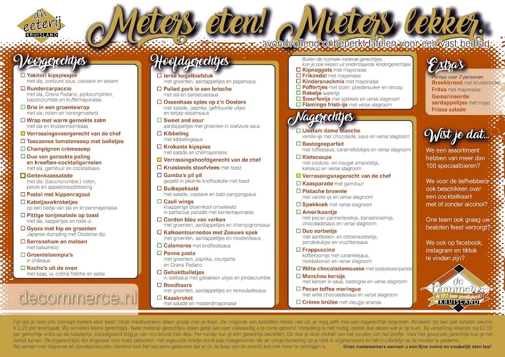 Menu_De Commerce B.V._Kruisland_immagine_2