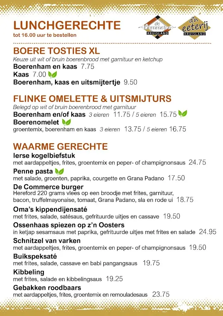 Menu_De Commerce B.V._Kruisland_immagine_3