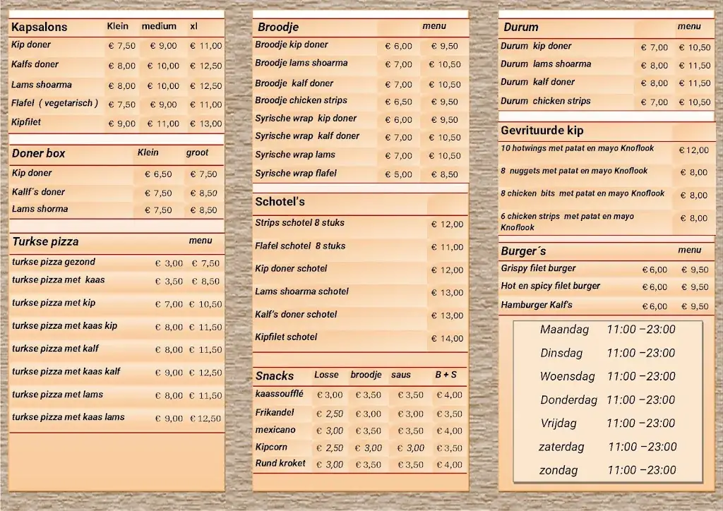 Menu_Al Shamyat Restaurant_Rotterdam_image_1