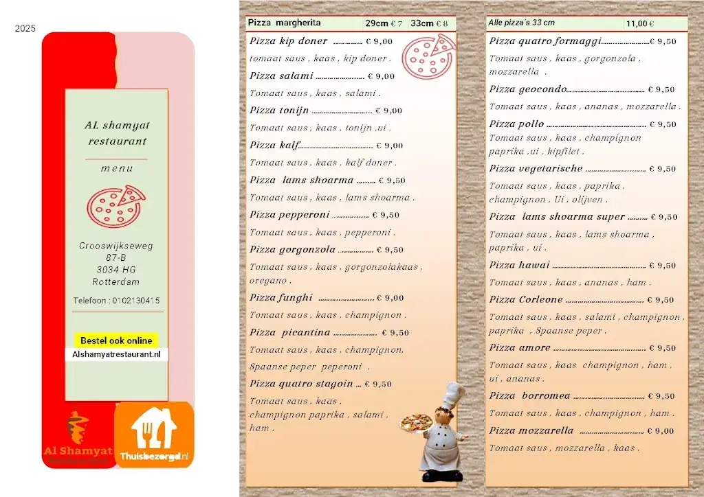 Menu_Al Shamyat Restaurant_Rotterdam_image_2