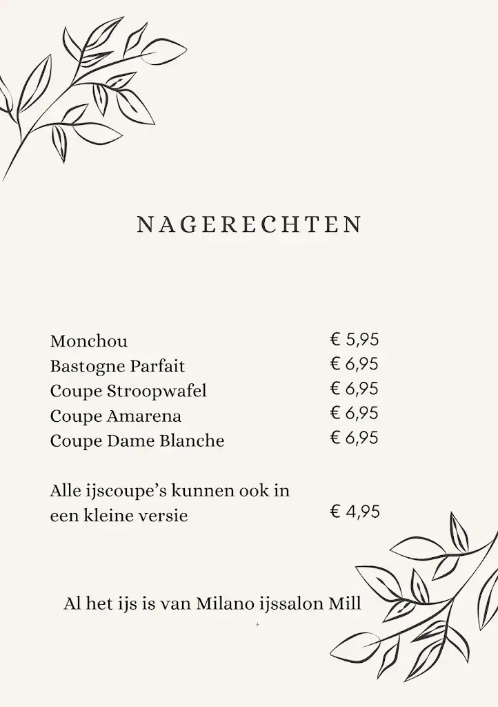 Menu_Libre's Eeterij- Zaal Libre_Mill_image_1