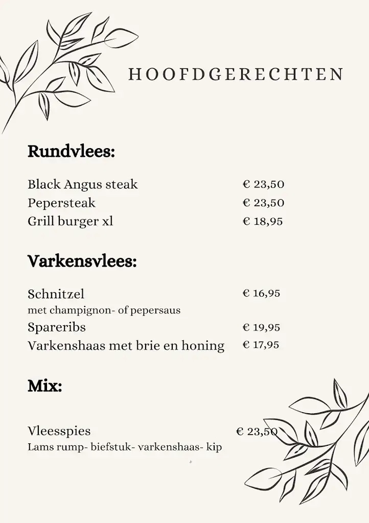 Menu_Libre's Eeterij- Zaal Libre_Mill_image_3