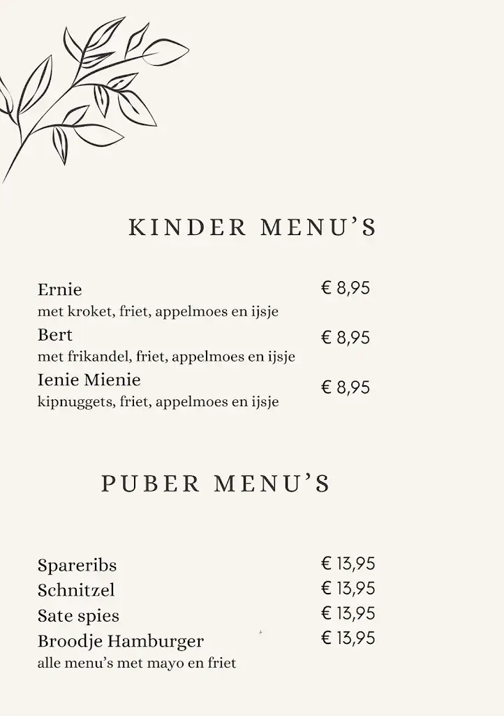 Menu_Libre's Eeterij- Zaal Libre_Mill_image_4