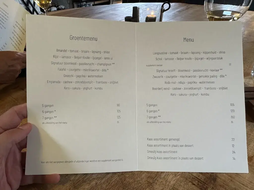 Menu_Restaurant 1857_Roosendaal_image_1