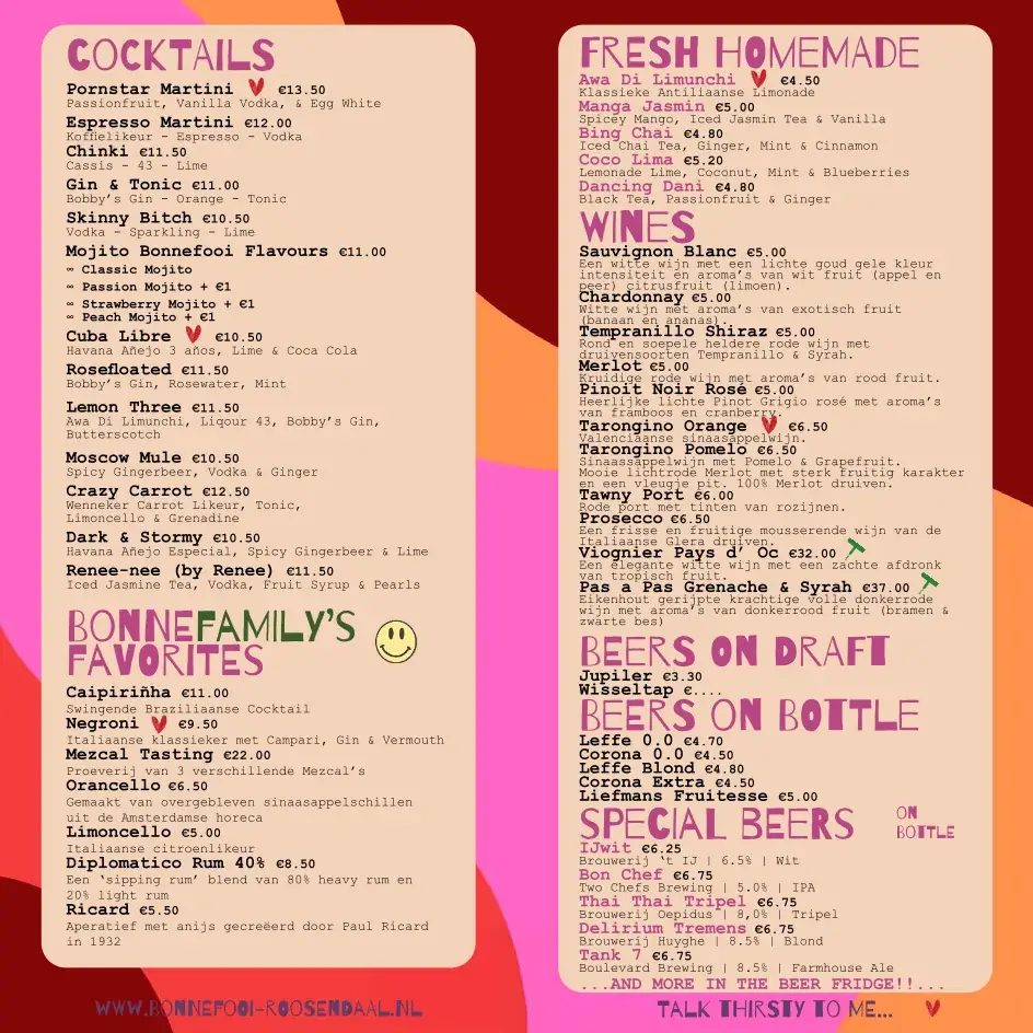 Menu_Restaurant Bonnefooi_Roosendaal_image_1