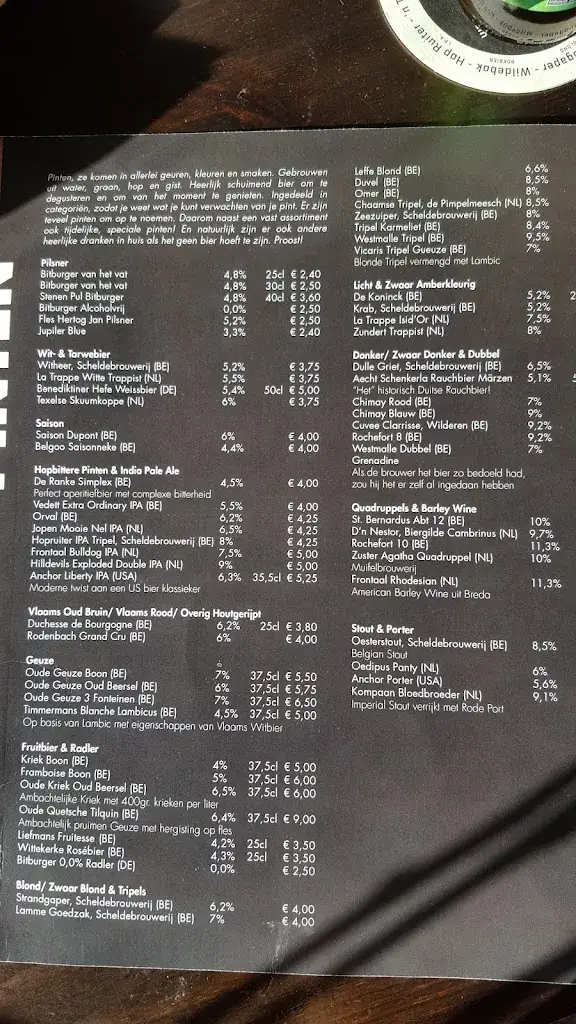 Menu_Bier - Eetcafé - Biljartcentrum Den Hoek_Zundert_image_2