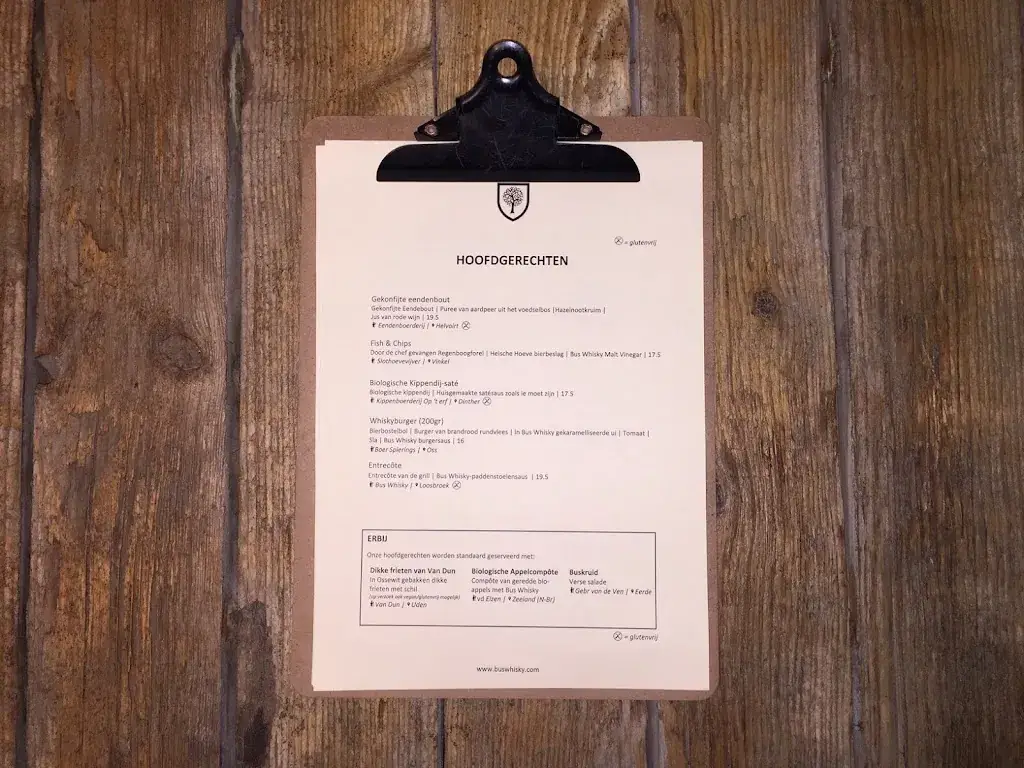 Menu_Bus Whisky Distillers_Loosbroek_image_3