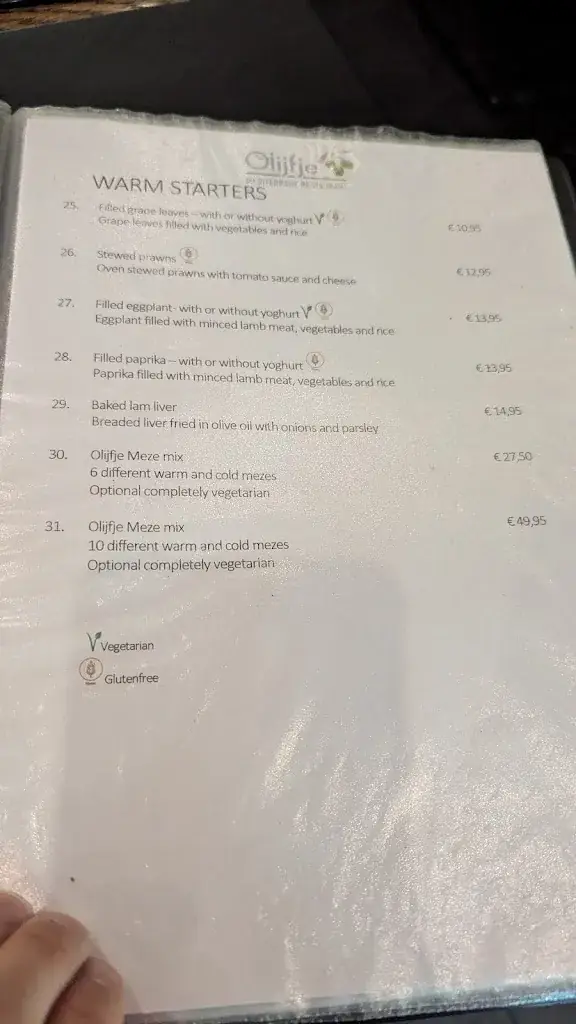 Menu_Restaurant Olijfje_Amsterdam_image_1