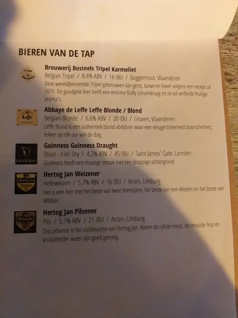 Menu_Chillers. De gezelligste plek voor diner en borrel in Emmeloord_Emmeloord_imagen_2