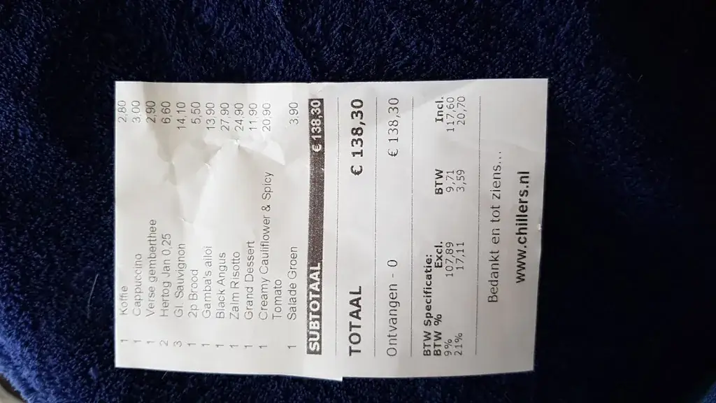 Menu_Chillers. De gezelligste plek voor diner en borrel in Emmeloord_Emmeloord_imagen_4