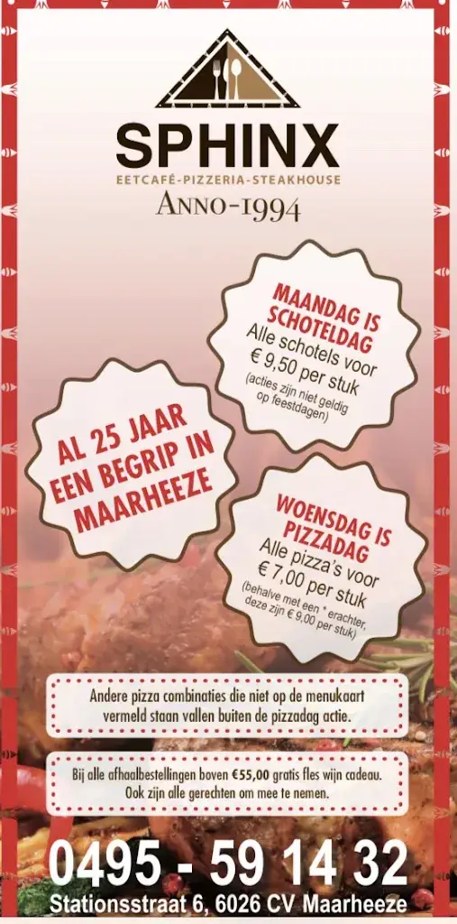 Menu_Restaurant Sphinx Maarheeze_Maarheeze_image_1