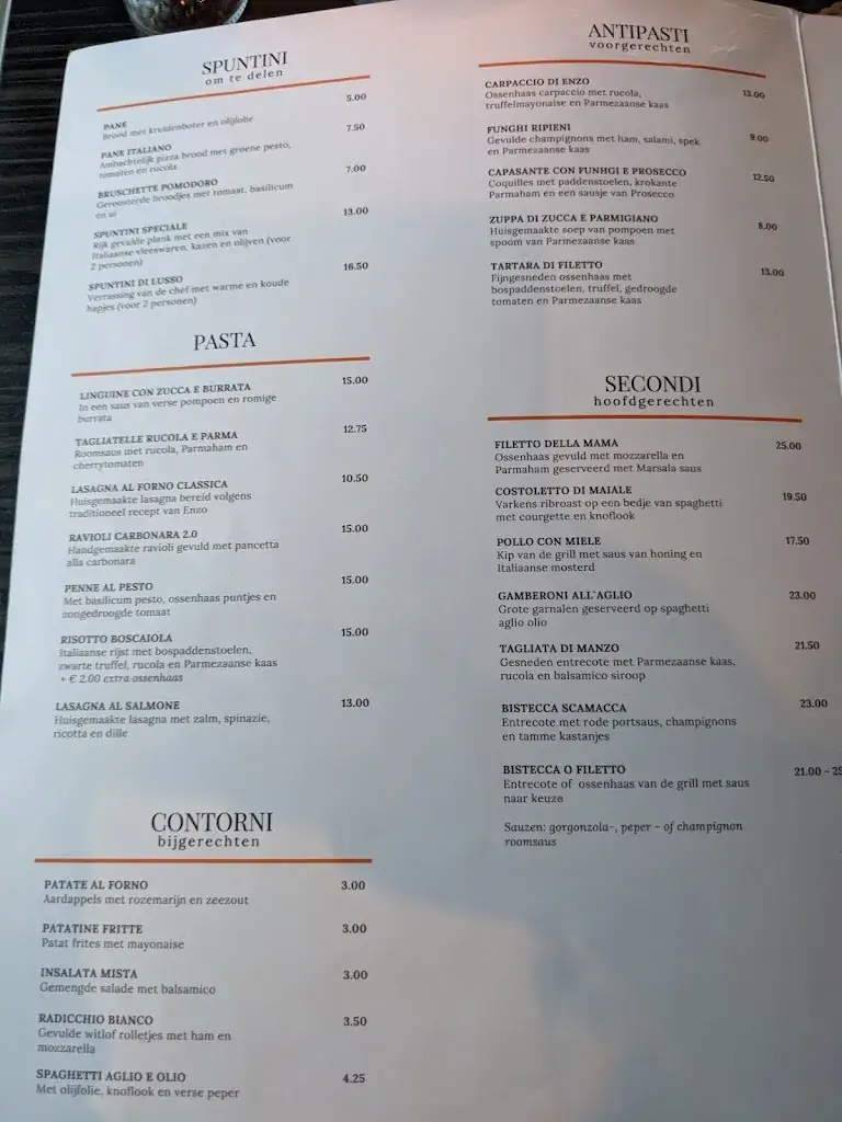 Menu_Da Enzo Emmeloord_Emmeloord_image_3