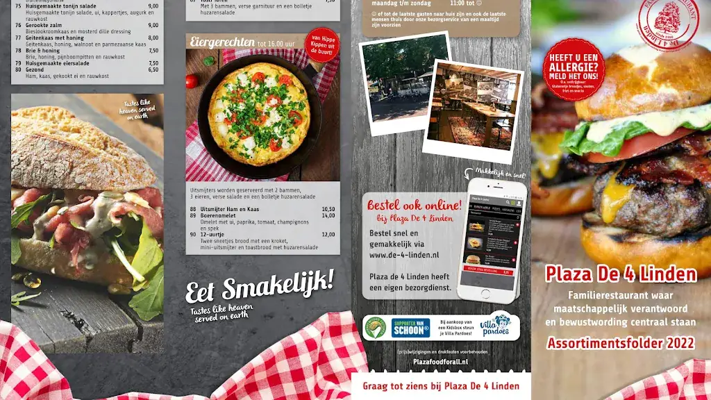 Menu_Familierestaurant Cafetaria De 4 Linden_Middelbeers_image_3