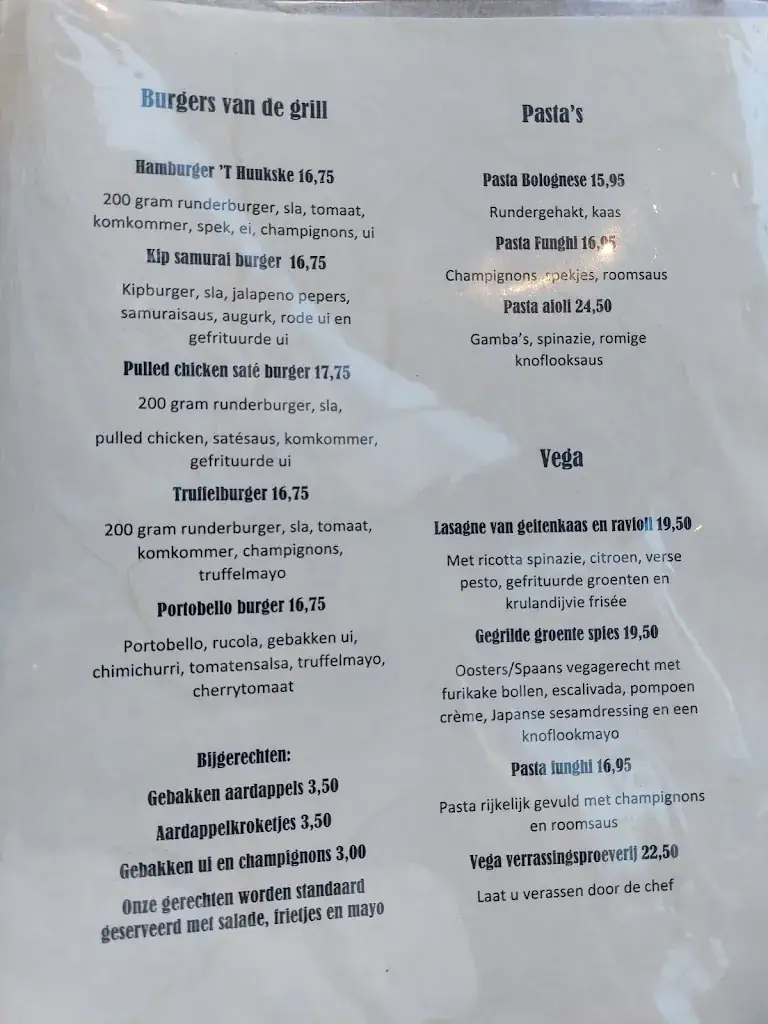 Menu_'T MIERLES HUUKSKE_Mierlo_image_1