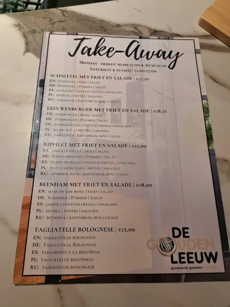 Menu_De Gouden Leeuw_Hoek_image_1