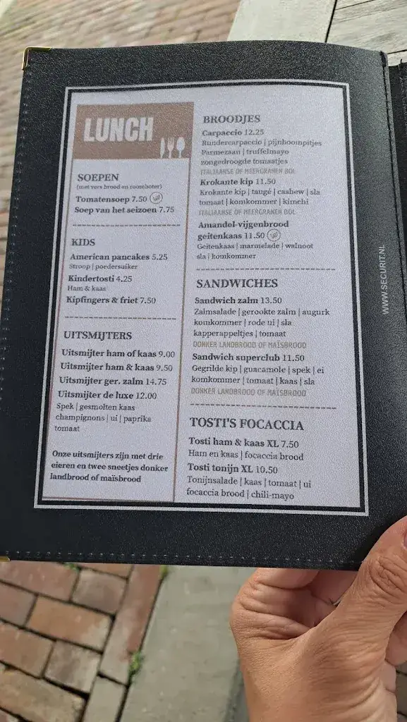 Menu_Dinercafé en Zaal van der Hooft_Zevenbergen_image_1