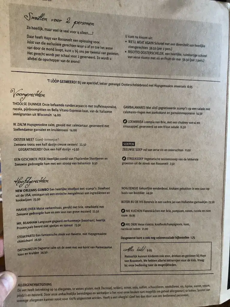 Menü_Brasserie Restaurant Huys van Roosevelt_Oud-Vossemeer_Bild_3