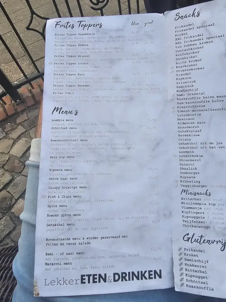 Menu_The star_Nieuwkuijk_immagine_2