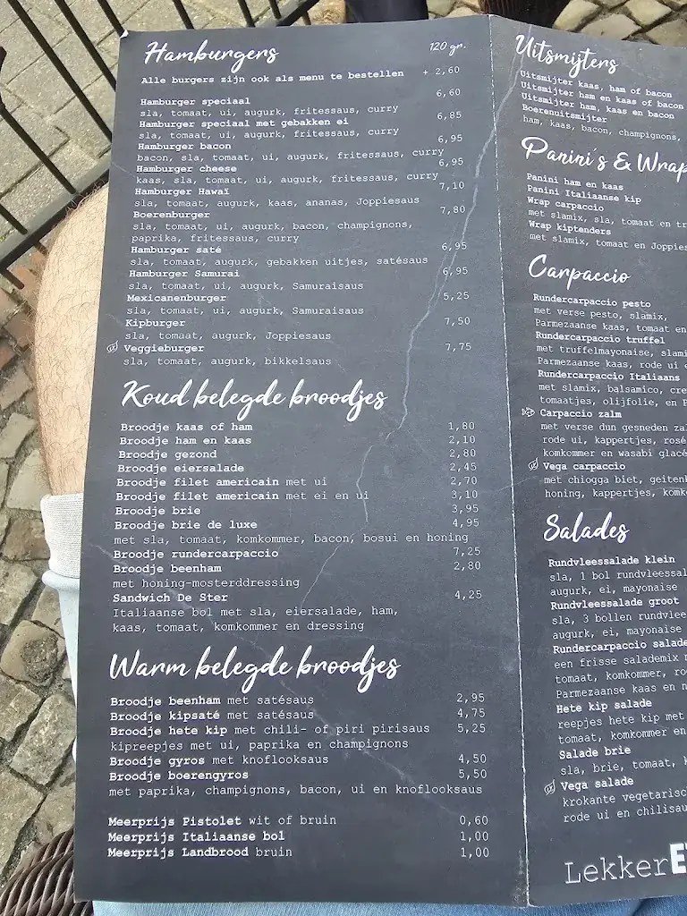 Menu_The star_Nieuwkuijk_immagine_4