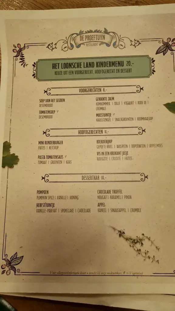 Menu_Restaurant De Proeftuyn_Kaatsheuvel_image_2