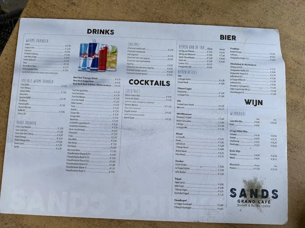 Menu_Grand Café Sands_Kaatsheuvel_image_2