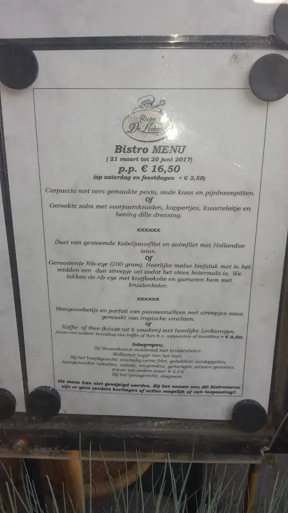 Menü_Bistro de Leckernij vof_Kaatsheuvel_Bild_1