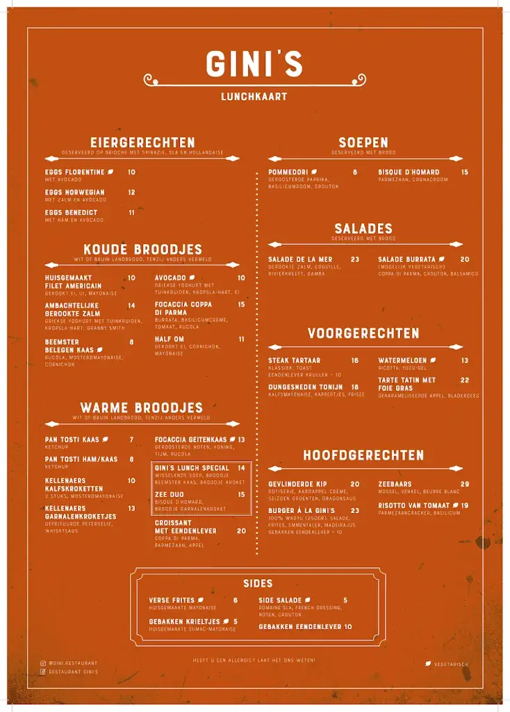 Menu_Gini's Bergen_Bergen_image_1