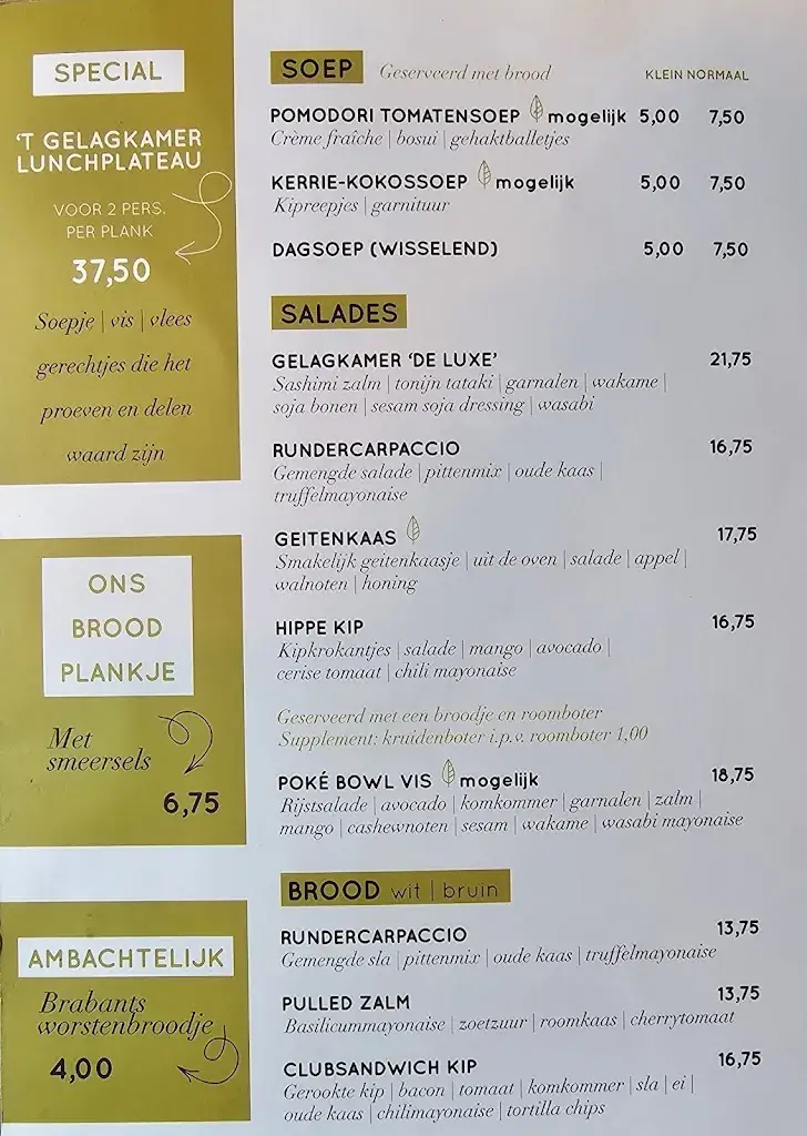 Menu_Restaurant De Gelagkamer_Oirschot_imagen_2