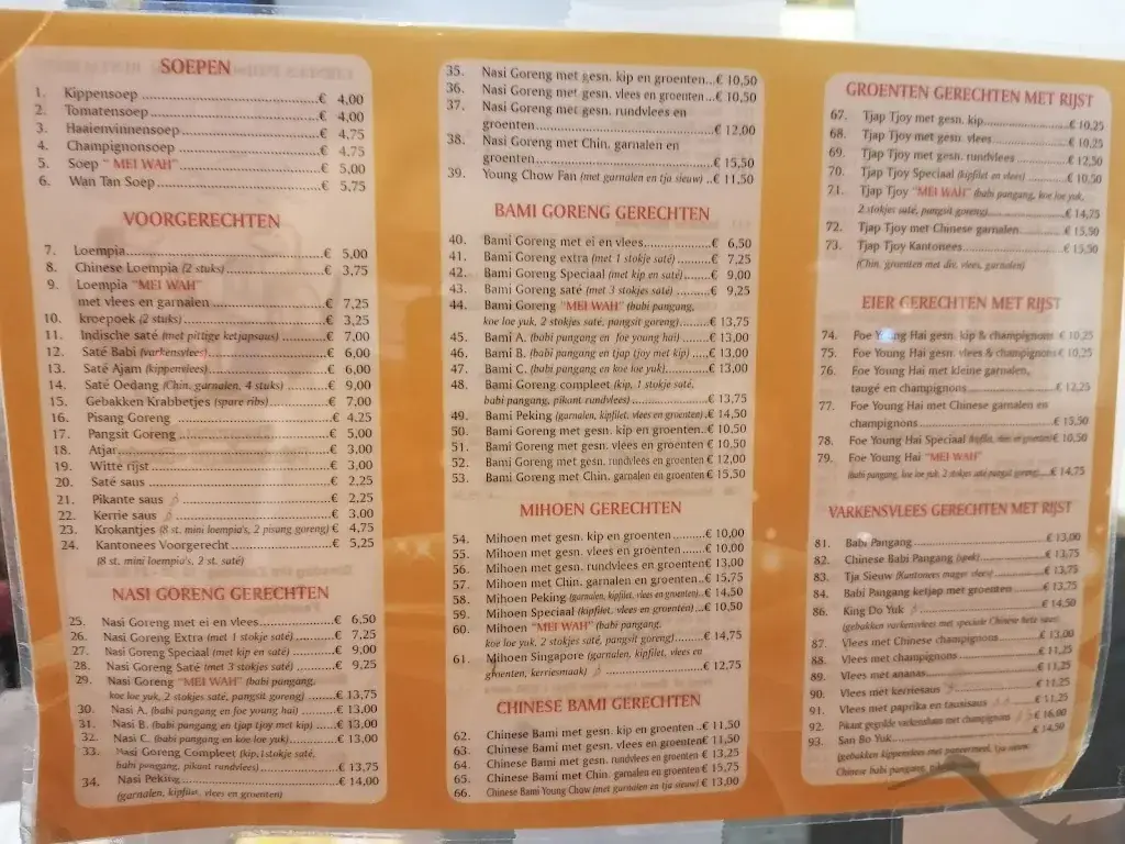 Menu_Chinees-Indisch Restaurant Mei Wah_Breda_image_2