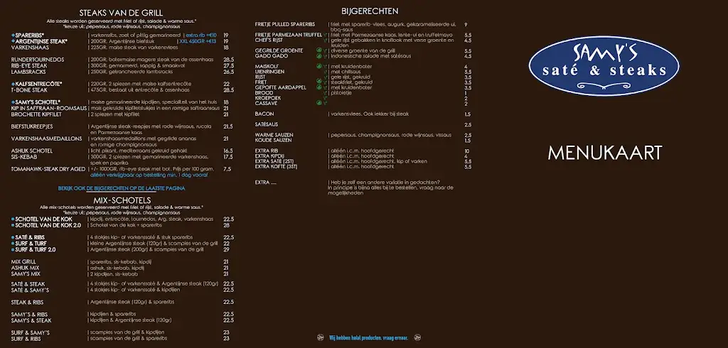 Menu_Samy's Eethuis Oisterwijk_Oisterwijk_image_3