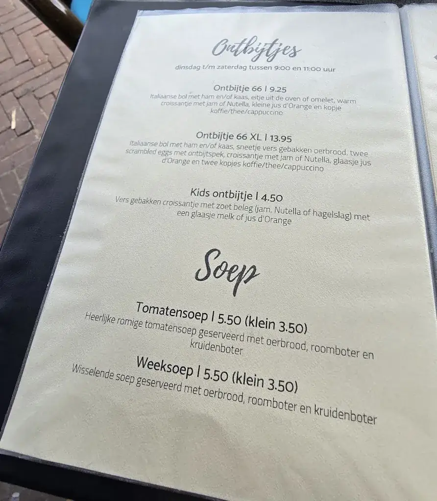 Menü_Lunchroom Markt 66_Reusel_Bild_1