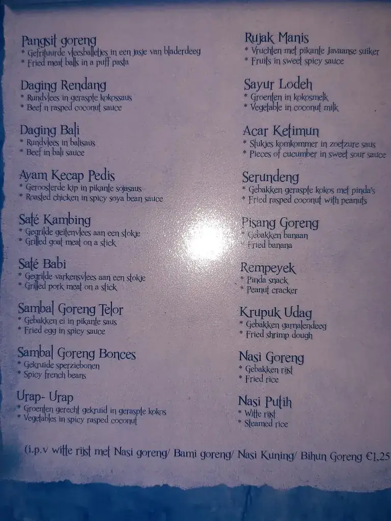 Menu_Indonesisch Restaurant Tjendrawasih_Rijswijk_image_2