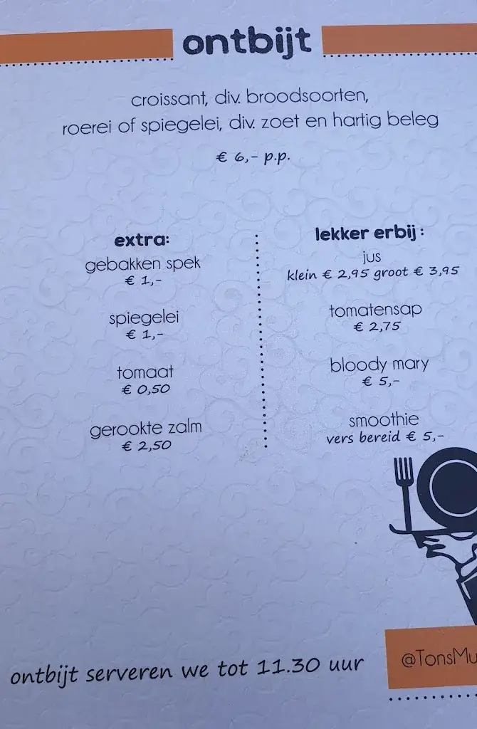 Menu_Ton's Muziek-Eetcafé Restaurant Rijswijk_Rijswijk_image_3