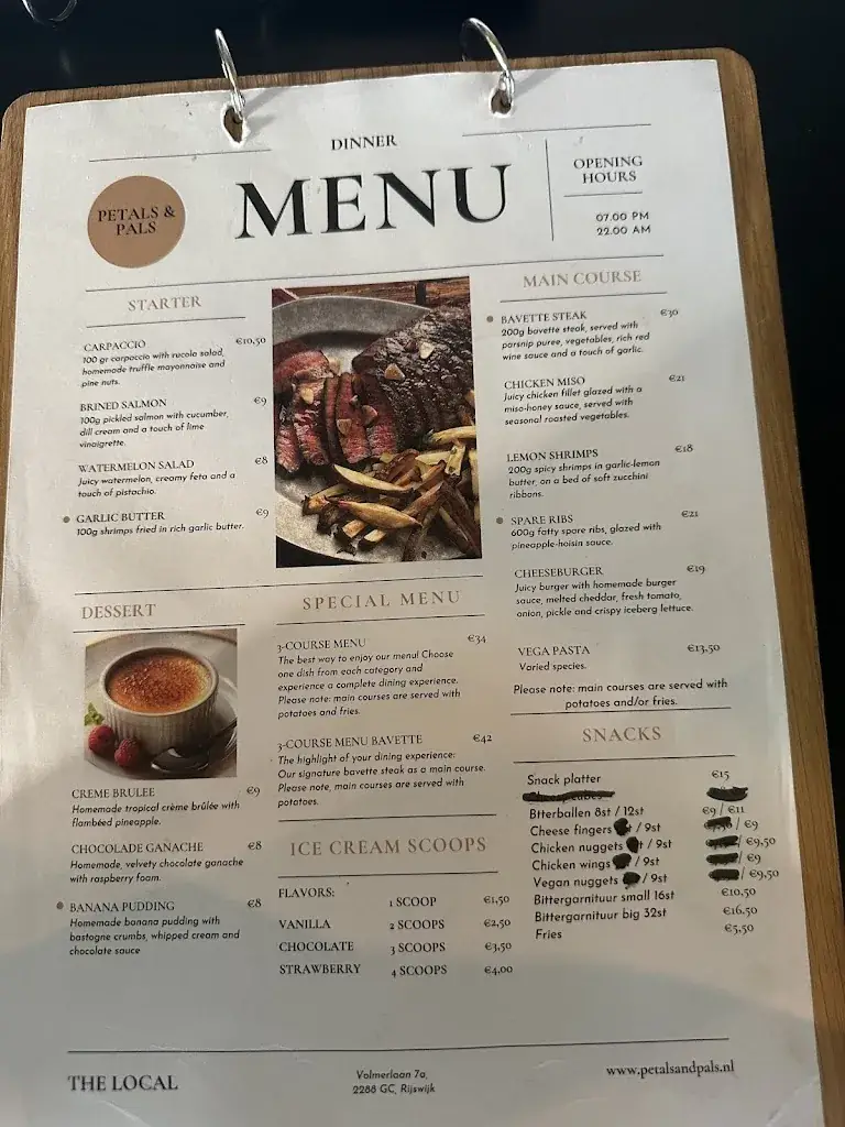 Menu_Restaurant and Bar Petals & Pals_Rijswijk_image_3