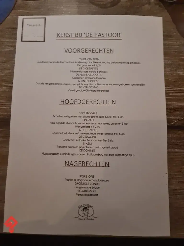 Menu_De Pastoor_Helmond_imagen_3