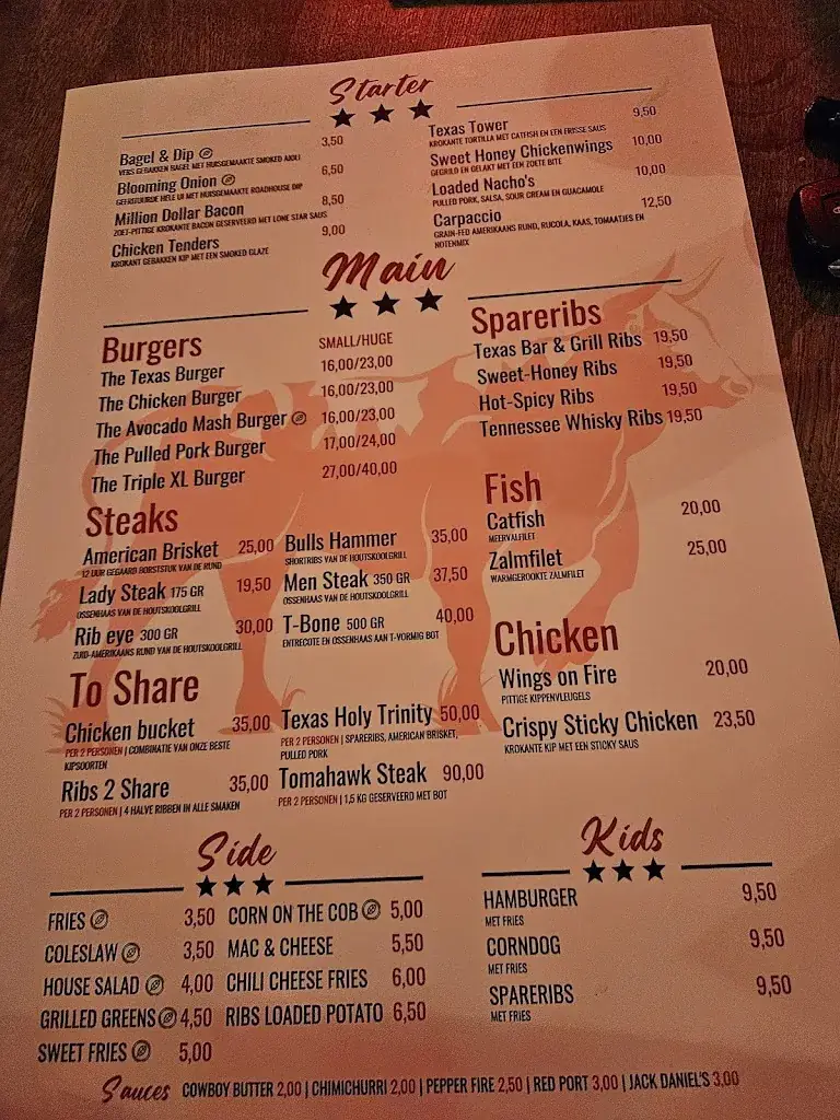 Menu_Texas Bar & Grill_Terheijden_image_1
