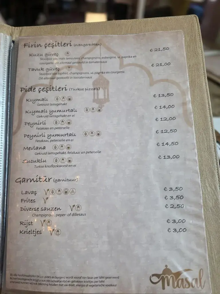 Menu_Masal Restaurant_Tilburg_image_1