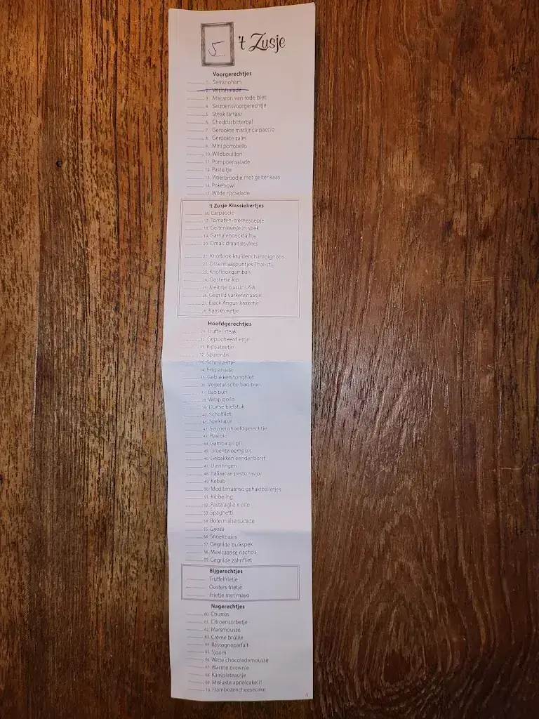 Menü_'t Zusje Uden_Uden_Bild_2