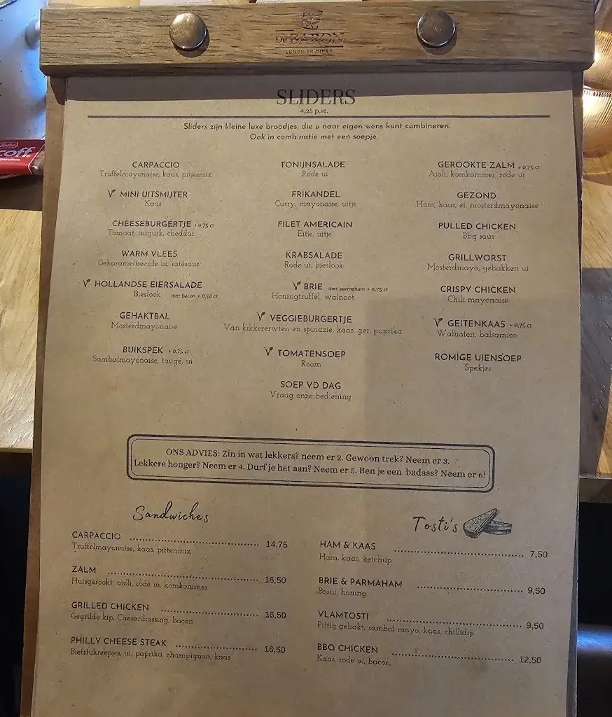 Menu_Brasserie De Baron - Uden_Uden_image_2