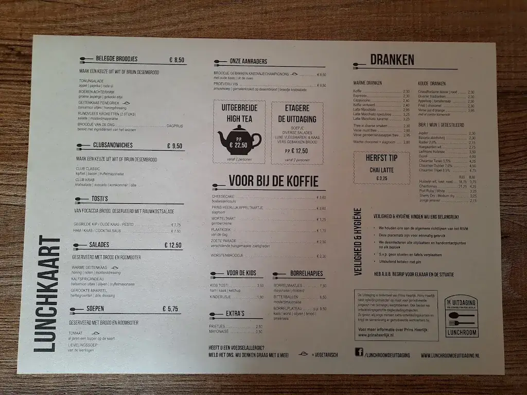 Menu_Lunchroom de Uitdaging_Ulvenhout_immagine_1