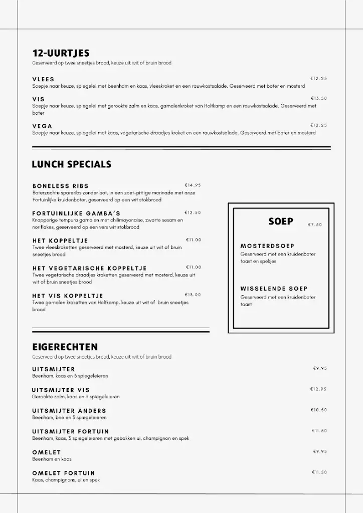 Menu_Brasserie Fortuin_Hardenberg_imagen_1